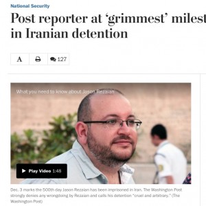 Convicted of espionage in a Washington Post reporter Jason Resaian has been in prison